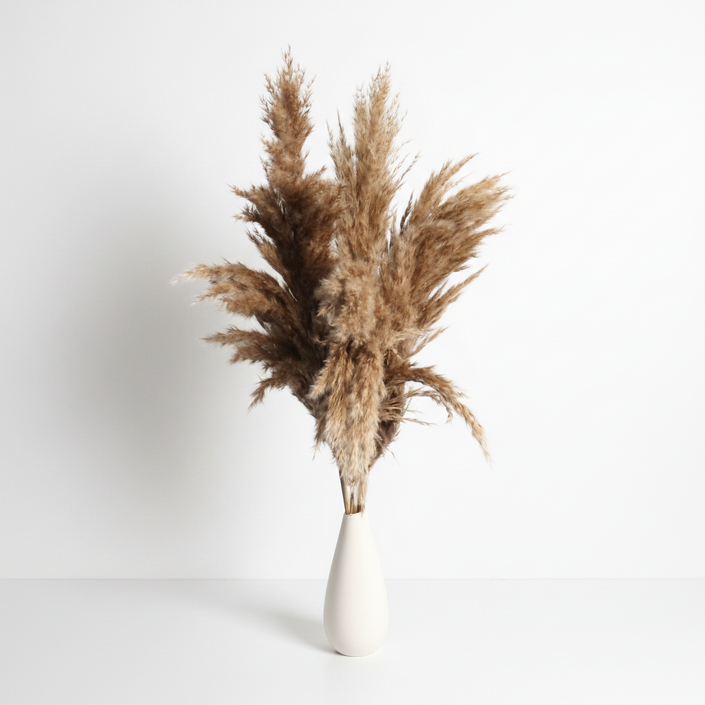 Pampová tráva natur – přírodní sušená dekorace do vázy a aranžmá